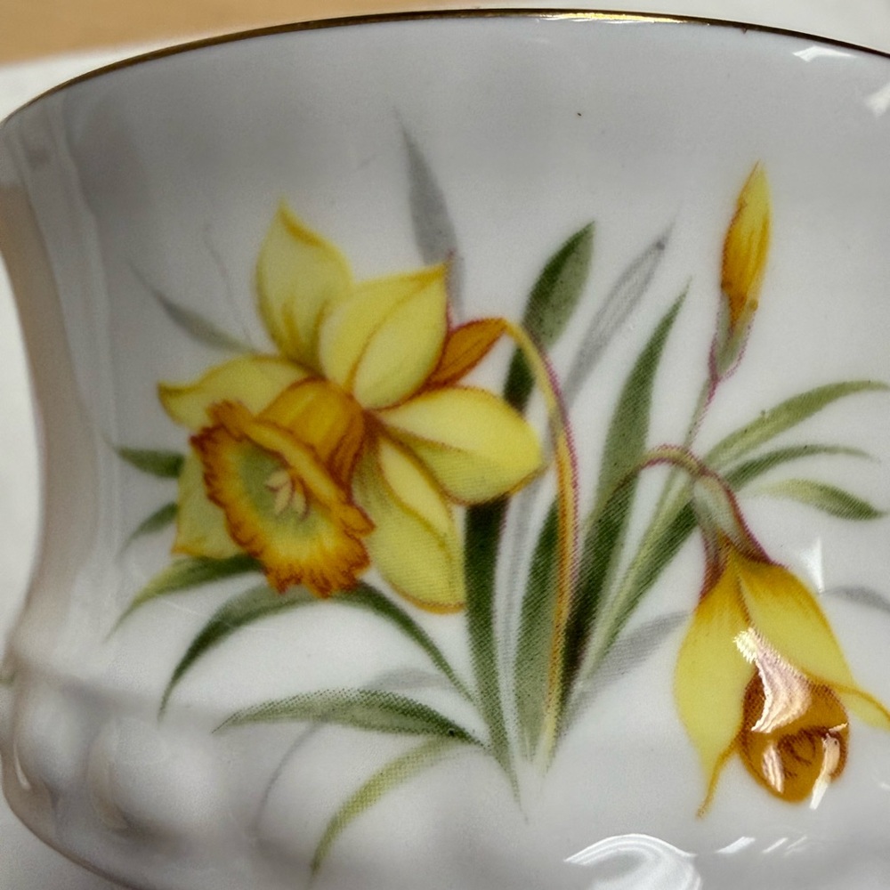 Vintage Queens Fine Bone China Floral Sugar or Trinket Bowl with Lid Vintage - Picture 8 of 12